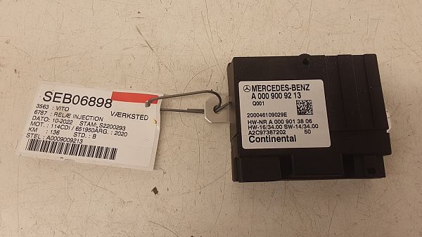relais d'injection MERCEDES-BENZ VITO Box (W447)