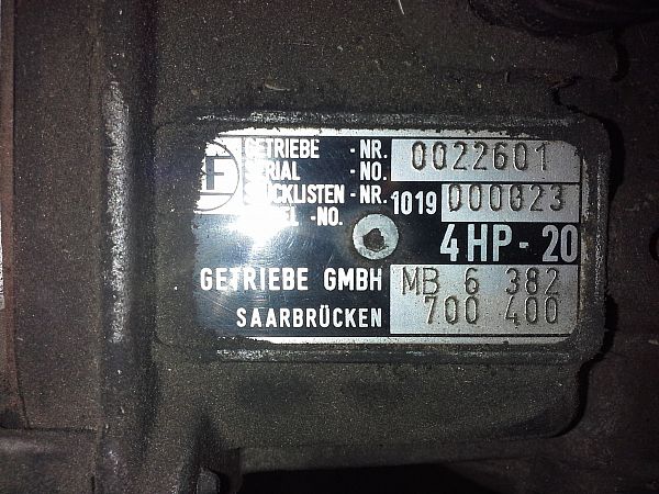 Automatic gearbox MERCEDES-BENZ VITO Box (638)
