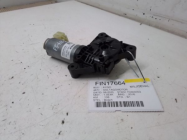 Soltagsmotor TOYOTA AYGO (_B4_)