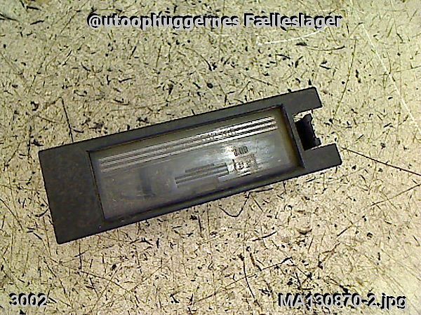 Feux plaque immatriculation OPEL VECTRA C (Z02)