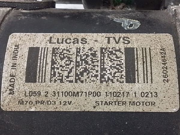 Startmotor SUZUKI BALENO (FW, EW)