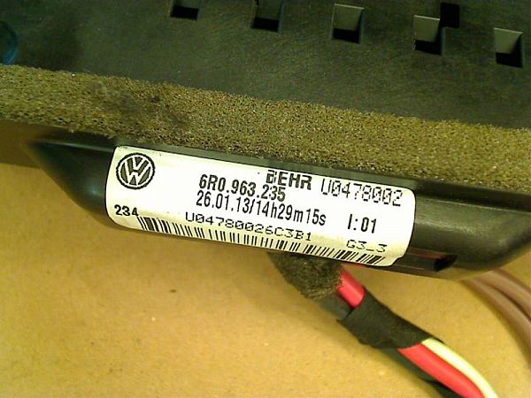 Varmeelement elektrisk VW POLO (6R1, 6C1)
