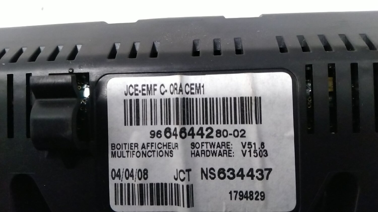 maページ 9-443-613-464 (479766-4321) New Zexel Sensor
