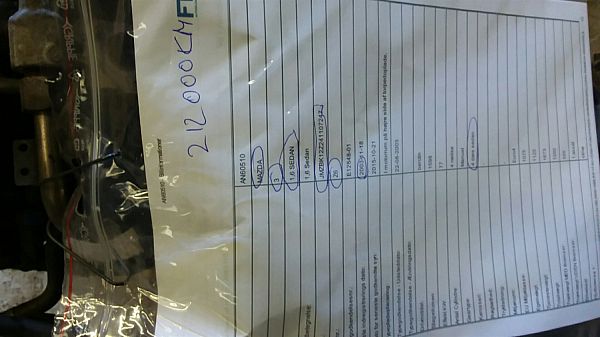 Motor MAZDA 3 Saloon (BK)