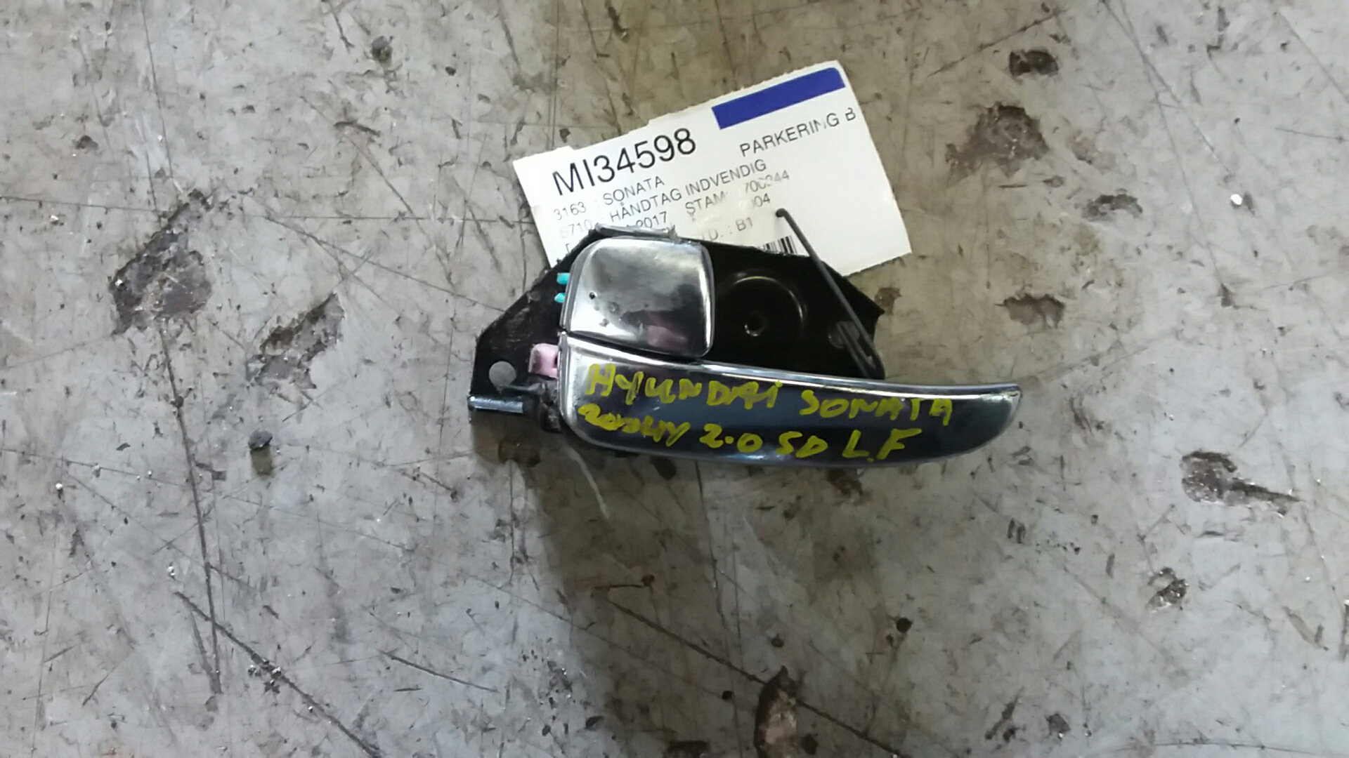 Håndtak innvendig HYUNDAI SONATA Mk III (EF)