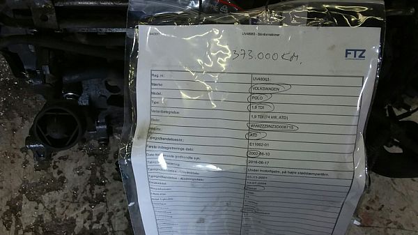 Motor VW POLO IV (9N_, 9A_)