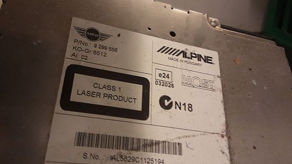 Gps/navigationsdele MINI MINI Convertible (R57)