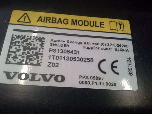 Airbag kpl. VOLVO V40 Hatchback (525, 526)