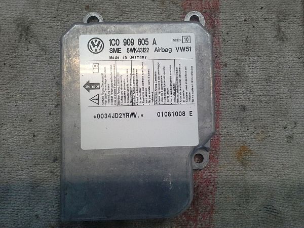 Airbag elektronikkenhet VW TRANSPORTER Mk V Box (7HA, 7HH, 7EA, 7EH)