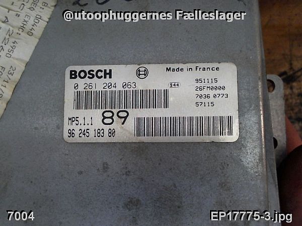 Motorsteuergerät (ECU) PEUGEOT 406 (8B)