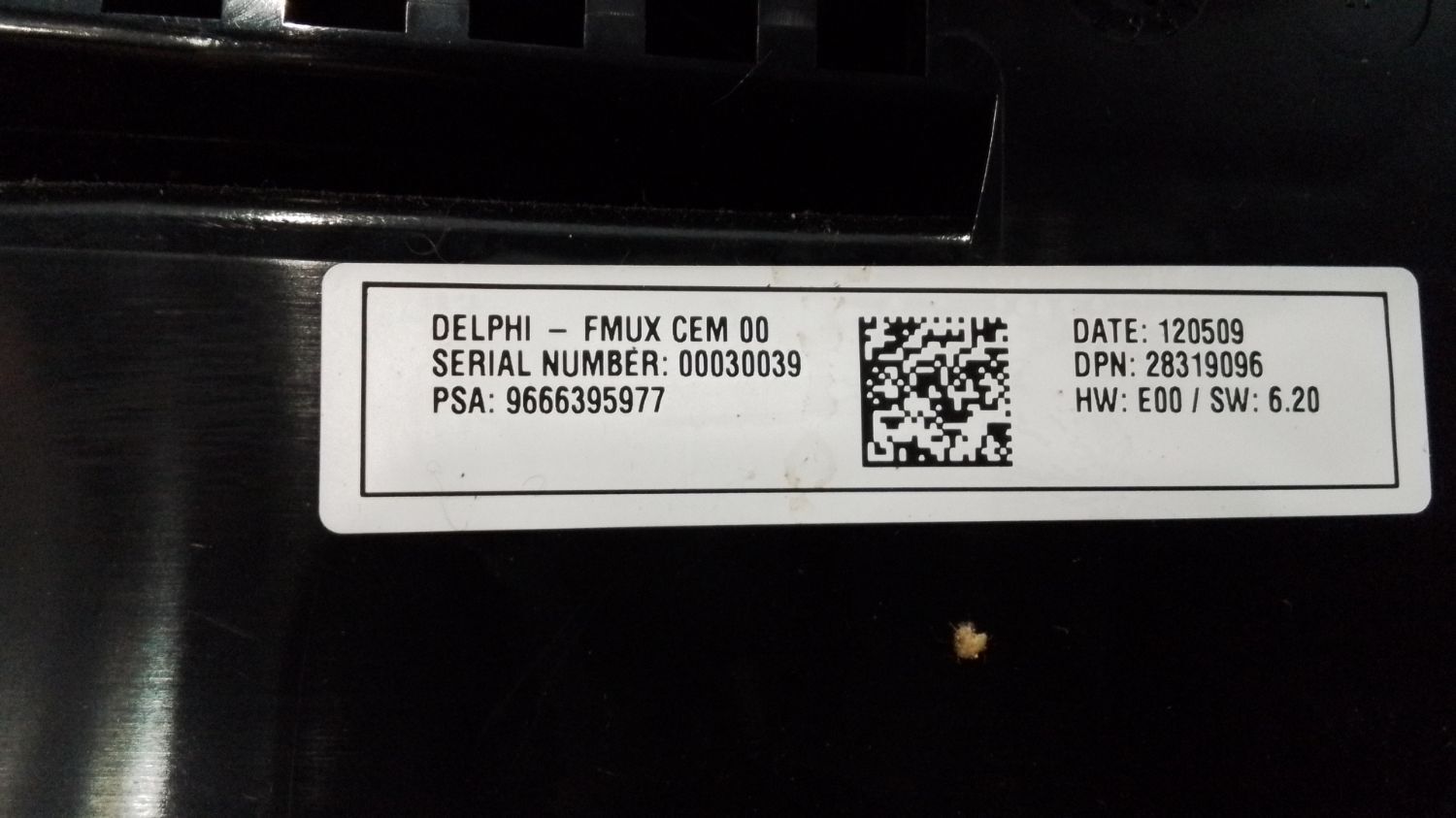 Citroën C4 II (B7) Radio - front plate 8247S6