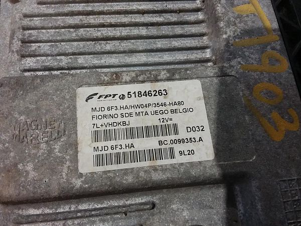 Motorsteuergerät (ECU) FIAT QUBO (225_)