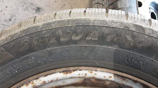 Fælge stål med dæk PEUGEOT EXPERT Box (VF3A_, VF3U_, VF3X_)