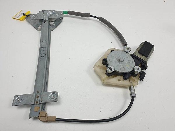 Door window regulator with motor