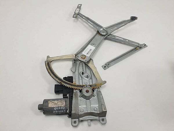 Door window regulator with motor
