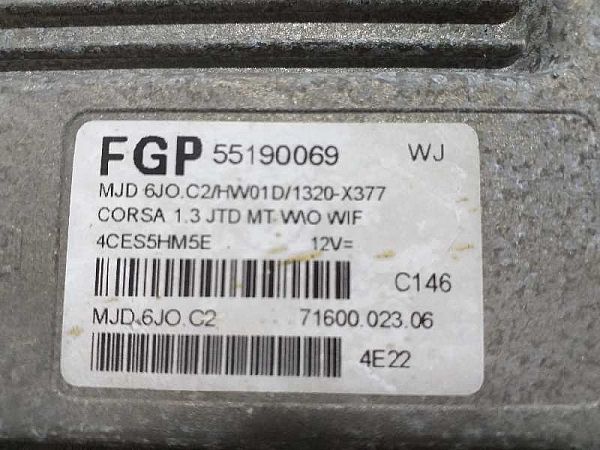 Motorsteuergerät (ECU) OPEL CORSA C Hatchback Van (X01)