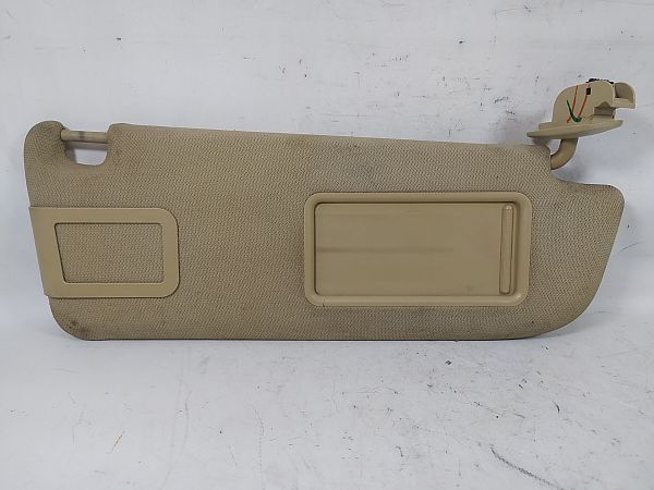 Sun visor car