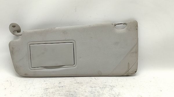 Sun visor car