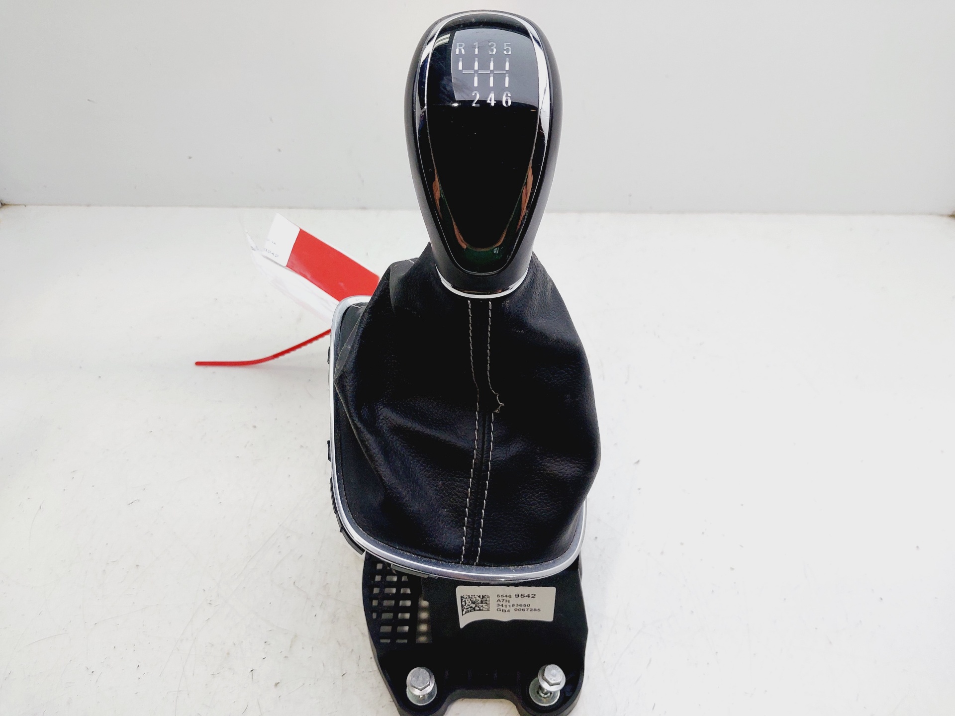 Chroom Zwart 5 versnellingen Versnellingspook Hoofd voor Fiat 500 12-18