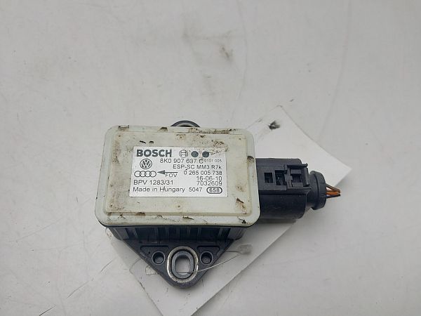 ESP acceleration yaw rate sensor