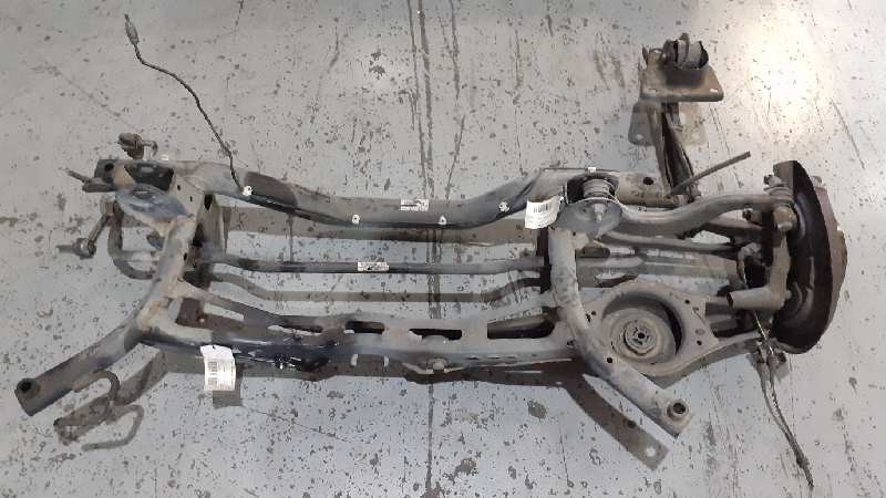Rear axle beam with reducer