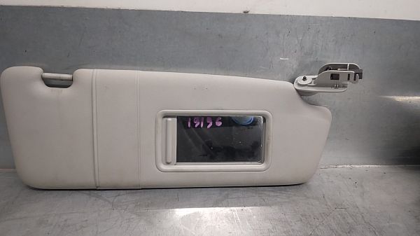 Sun visor car