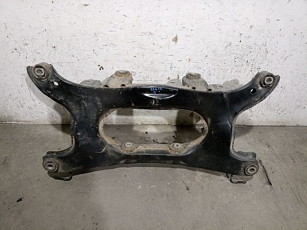Rear axle beam with reducer