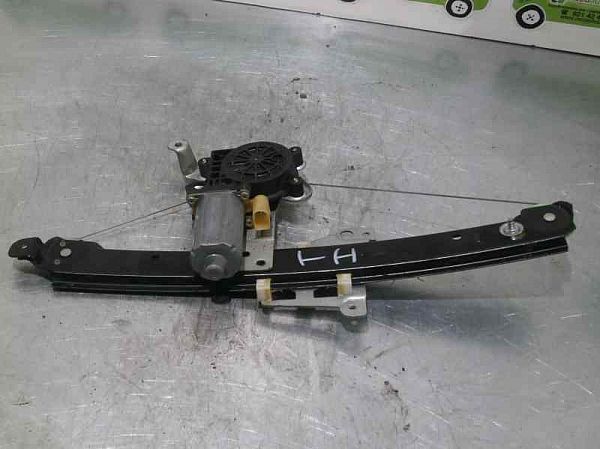 Door window regulator with motor