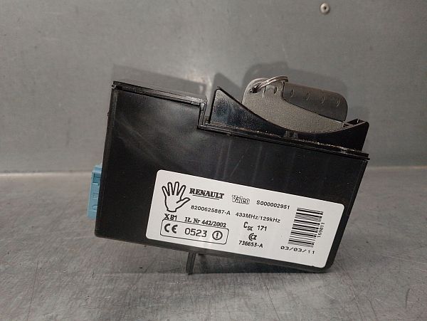 Ignition key card reader