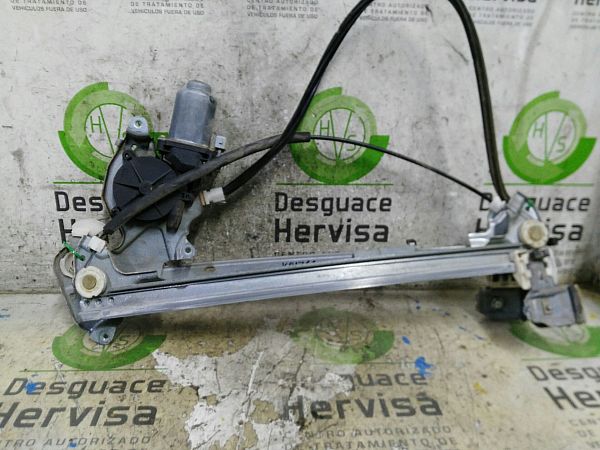 Door window regulator with motor