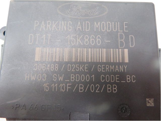 Pdc kontrollenhet (parkeringsavstandskontroll ) FORD TRANSIT CONNECT V408 Box