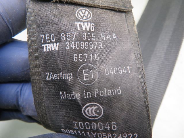 Sikkerhetsbelte for VW MULTIVAN Mk V (7HM, 7HN, 7HF, 7EF, 7EM, 7EN)