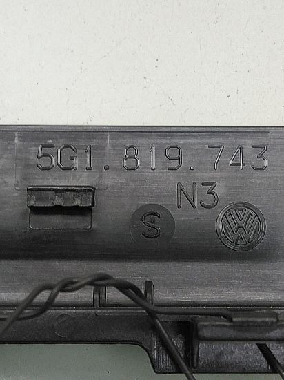 Radio frontplate VW GOLF VII (5G1, BQ1, BE1, BE2)