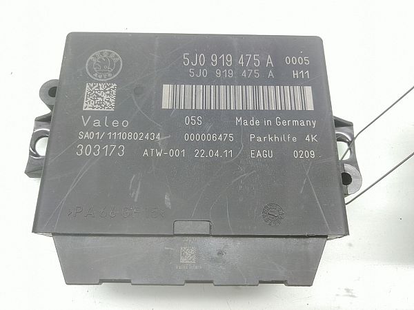 Pdc kontrollenhet (parkeringsavstandskontroll ) SKODA OCTAVIA II Combi (1Z5)