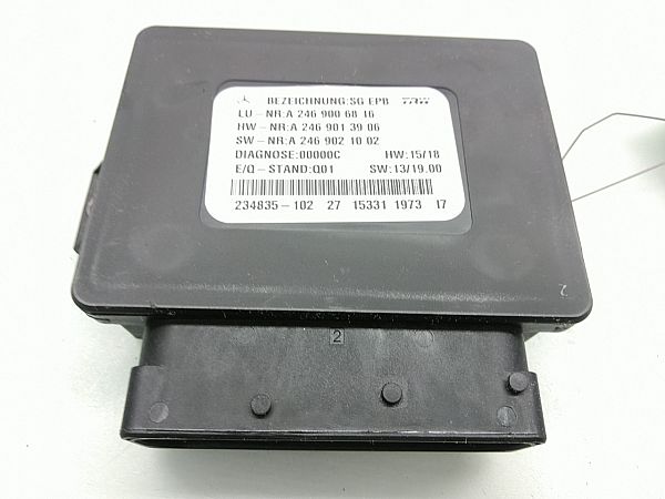 Parkeringsbremsemodul / styrboks (EPB) MERCEDES-BENZ A-CLASS (W176)