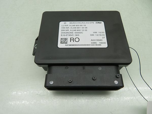 Parkeringsbremsemodul / styrboks (EPB) MERCEDES-BENZ CLA Coupe (C117)