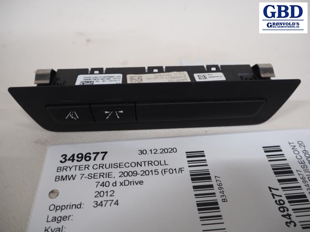 Kontrollenhet / kontrollknapp BMW 7 (F01, F02, F03, F04)