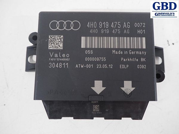 Pdc kontrollenhet (parkeringsavstandskontroll ) AUDI A6 Avant (4G5, 4GD, C7)