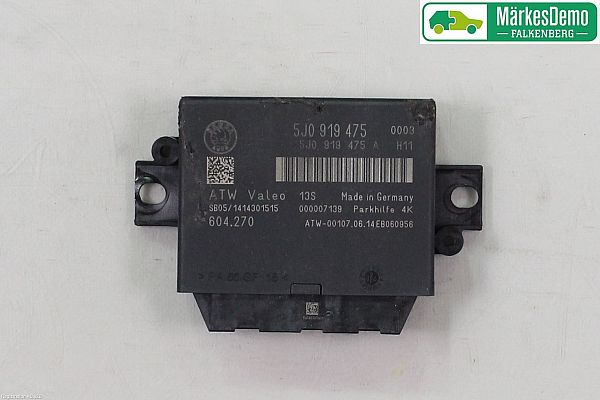 Pdc kontrollenhet (parkeringsavstandskontroll ) SKODA FABIA II Combi (545)