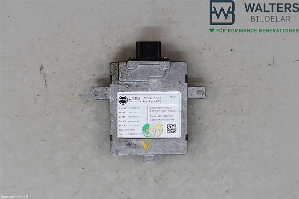 Sensor radar / aktiv kollisionsbeskyttelse MG MG ZS SUV