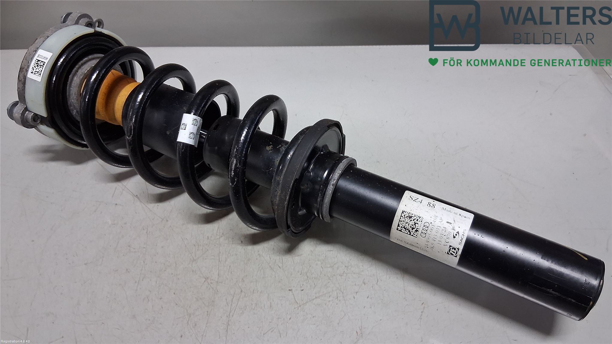 掛軸31 2009 AUDI A4 FRONT LEFT SPRING STRUT SHOCK 8K0 413 031 AF