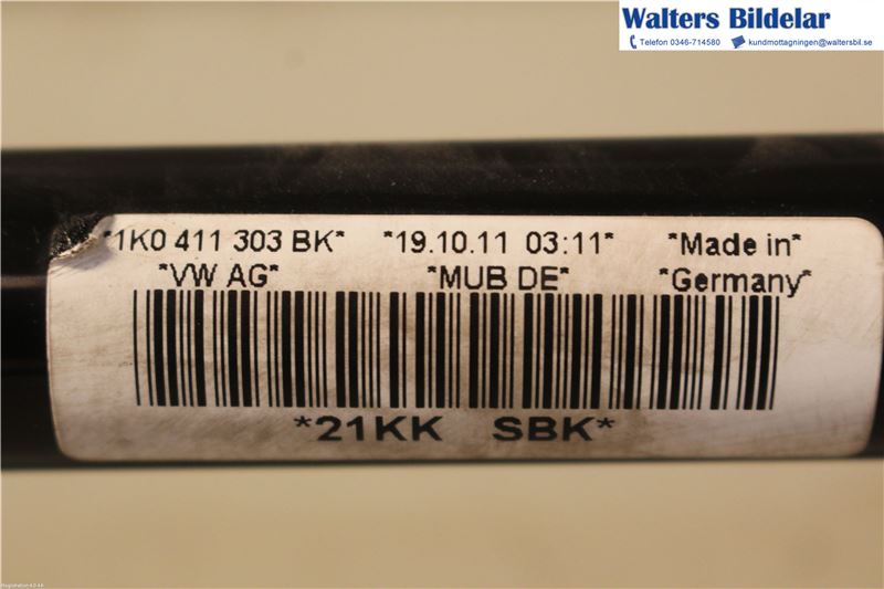 1K0-411-303-BK : Krængningsstabilisator - for og Stabilisatorstang ...