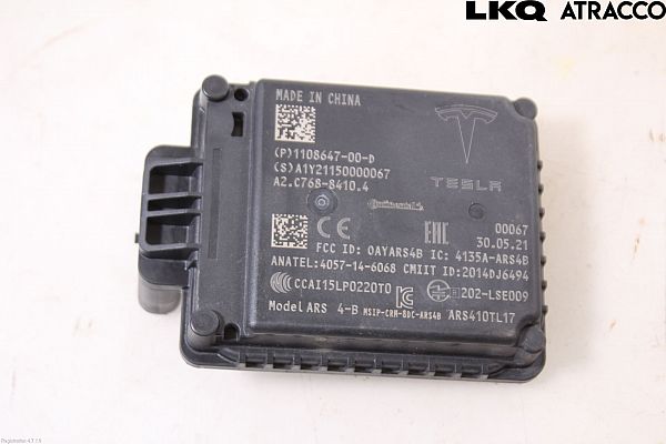 Sensor - adaptiv fartpilot TESLA MODEL 3 (5YJ3)