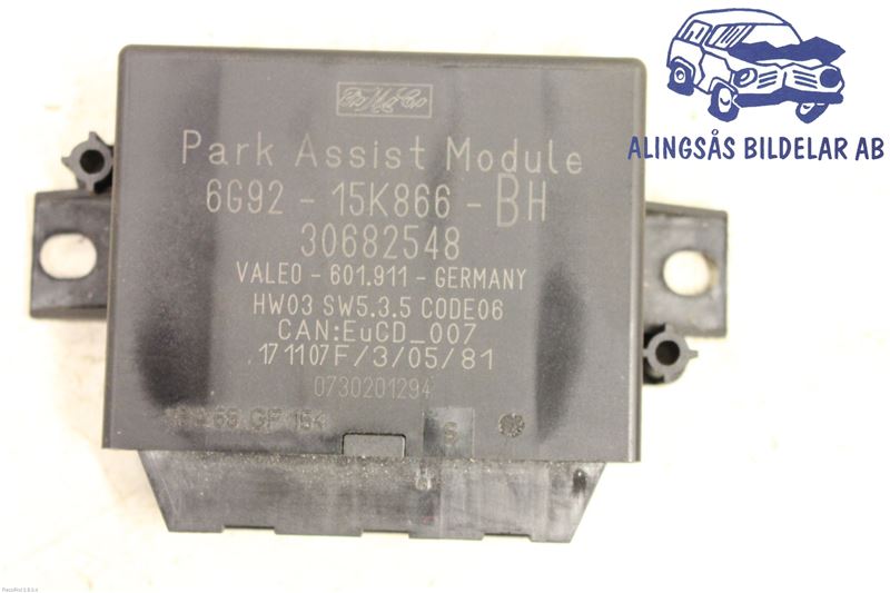 Pdc styreenhed (park distance control) VOLVO V70 III (135)