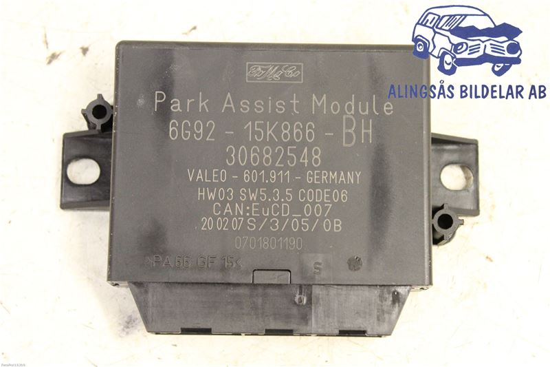 Pdc styreenhed (park distance control) VOLVO S80 II (124)