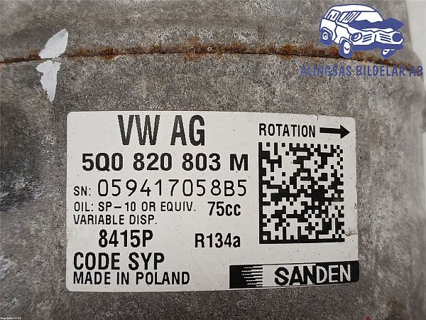 Varme ac kompressor VW CADDY IV Box (SAA, SAH)