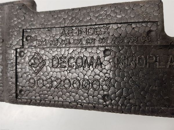 Front bumper foam support bar