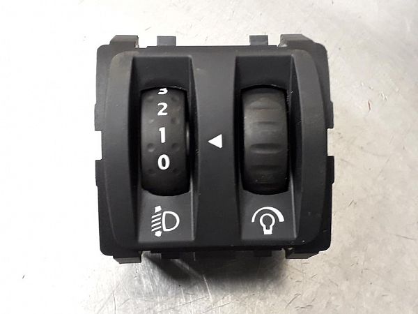 Switch - light adjuster RENAULT ZOE (BFM_)