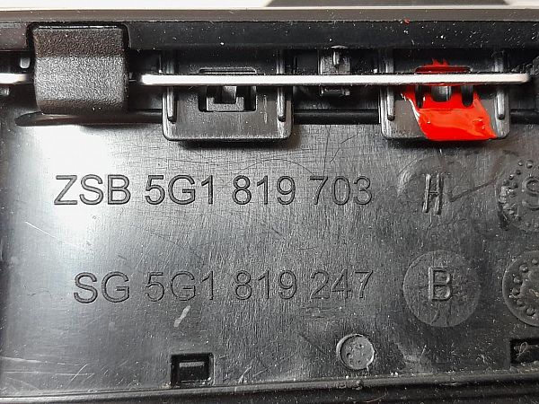Friskluftsdyse VW GOLF VII Estate (BA5, BV5)