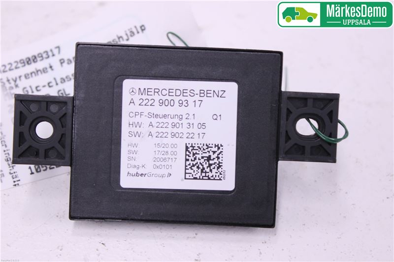 Pdc control unit (park distance control) MERCEDES-BENZ GLC Coupe (C253)